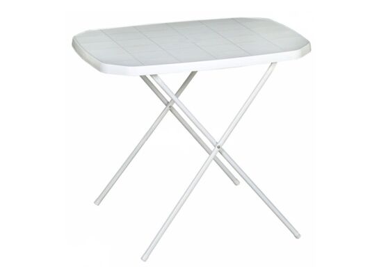 Stolik turystyczny 53 x 70 cm biały