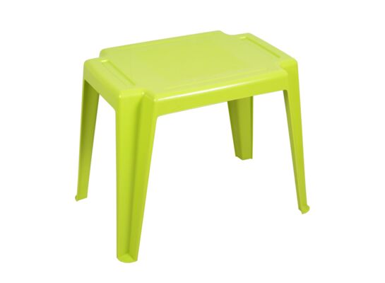 Stolik Lolek dla dzieci limonkowy prostokąt
