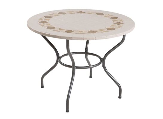 Stół kamienny Roma 100 x 100 cm okrągły