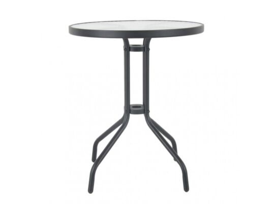 Stolik bistro 60 cm grafitowy okrągły