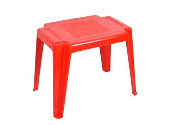 Stolik Lolek dla dzieci czerwony prostokąt