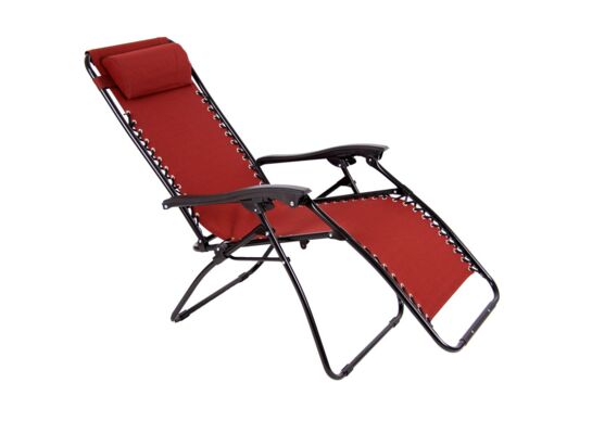 Fotel luksusowy relax bordowy