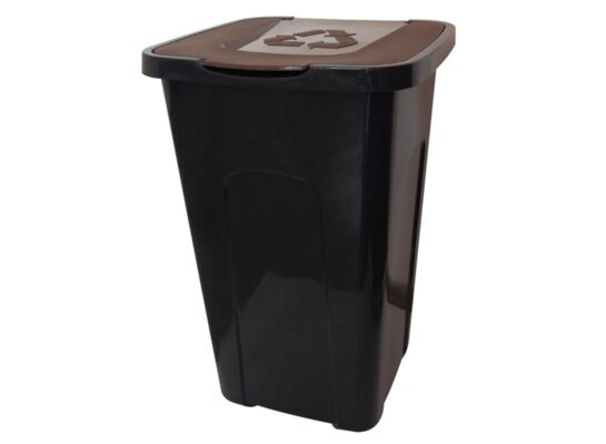 Pojemnik do segregacji 50 l brązowy