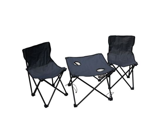 Komplet mebli campingowych antracyt