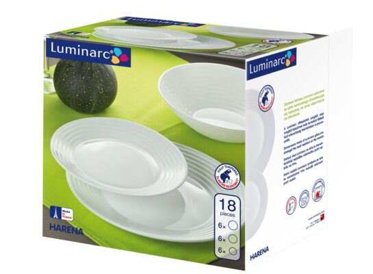 Komplet obiadowy Harena 18 elementów