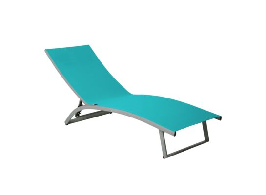 Łóżko plażowe Summer turkusowe