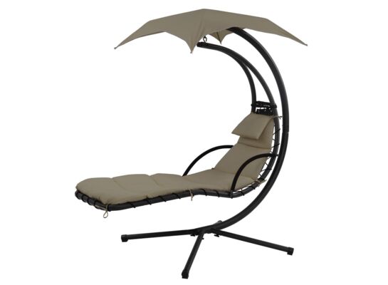 Leżak wiszący Albert taupe