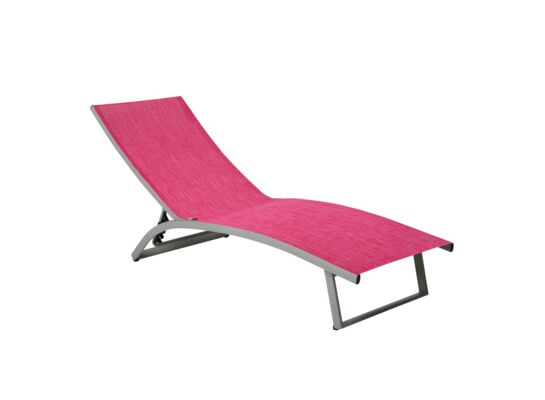 Łóżko plażowe Summer fuksja