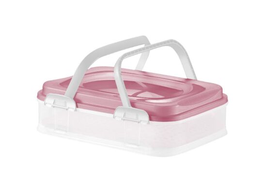 Pojemnik na ciasto Dolce 40 x 30 x 11 cm fioletowy