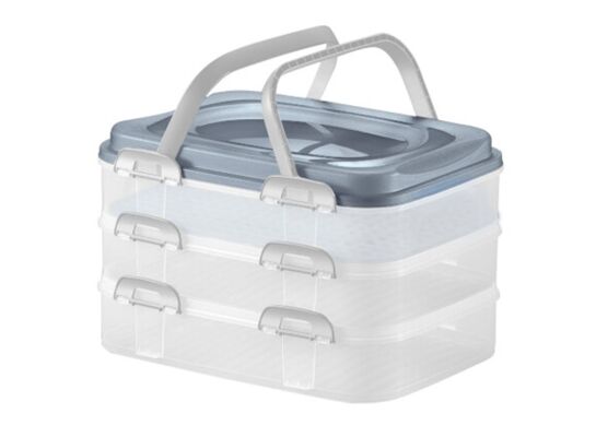 Pojemnik na ciasto Dolce 40 x 30 x 24,3 cm 3 piętra