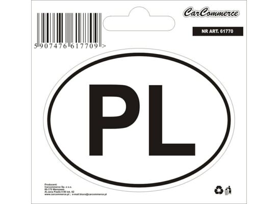 Naklejka "PL"