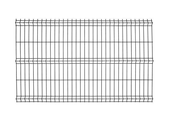Panel ogrodzeniowy 3D 152 x 250 cm Ø3,2 mm (80 x 300 mm) antracytowy RAL 7016