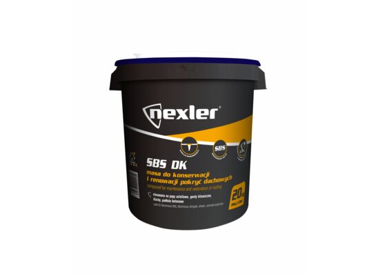 Masa do konserwacji i regeneracji pokryć dachowych SBS DK 20 kg Nexler