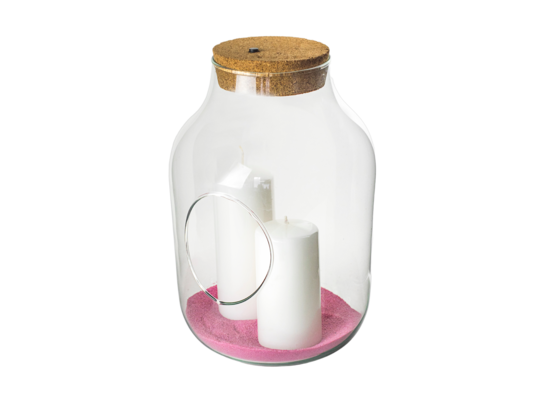 Szkło LED otwór boczny 27 cm 7817