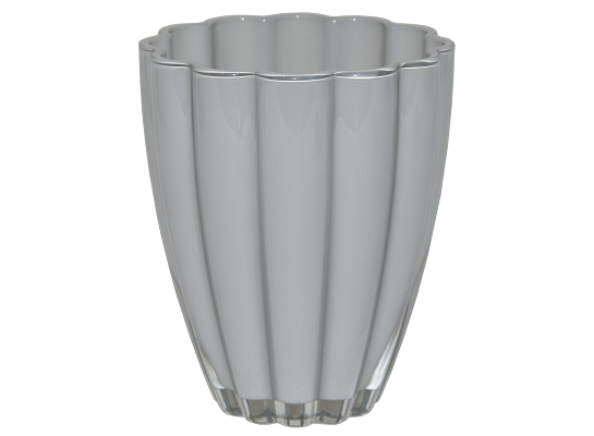 Waza flower szara 17 x 13 cm