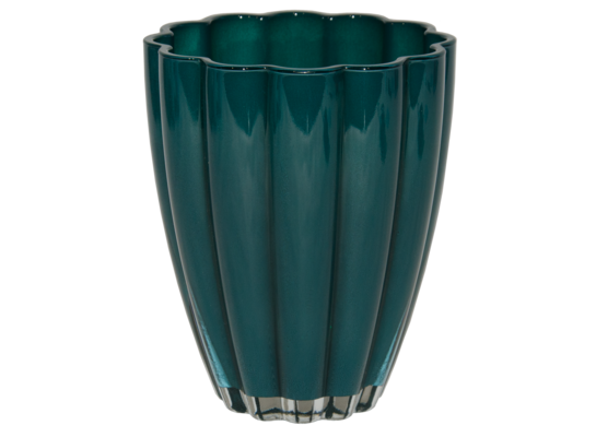 Waza flower zielona 17 x 13 cm