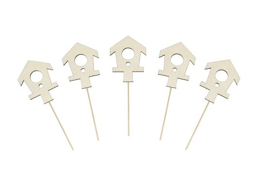 Domek dla ptaków 14 x 5 cm 5 sztuk