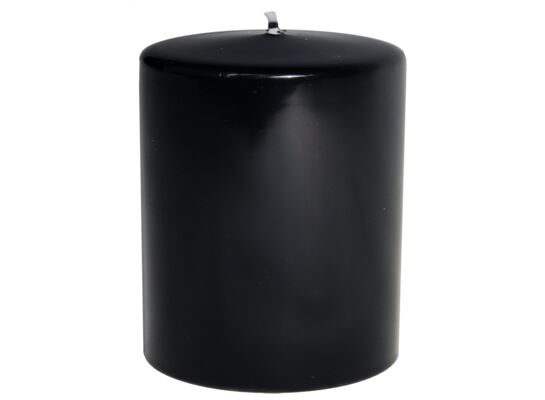 Świeca klubowa lakier czarna 7 x 5,8 cm