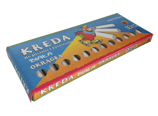Kreda okrągła 8,5 cm biała