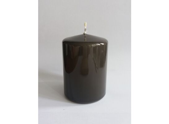Świeca klasyczna pieńkowa 10 x 7 cm lakier czarna