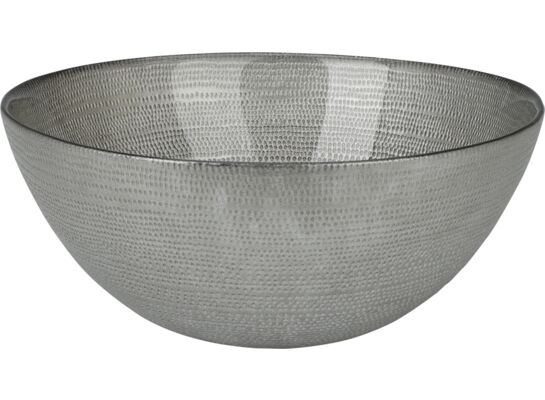 Misa szklana 21 cm srebrna