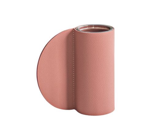 Wazon szklany w osłonce róż 5 x 14 cm