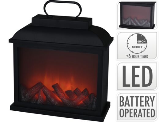 Kominek z lampionem LED 30 cm