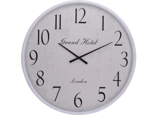 Zegar ścienny biała obręcz 76 cm