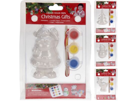 Figurka do pomalowania + farby 12,5 x 4,8 x 17,5 cm