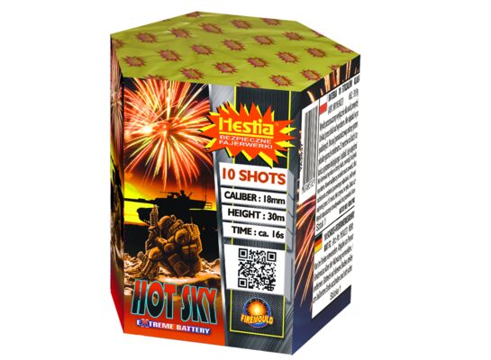 Wyrzutnia 10 strzałów YH20016 18 mm