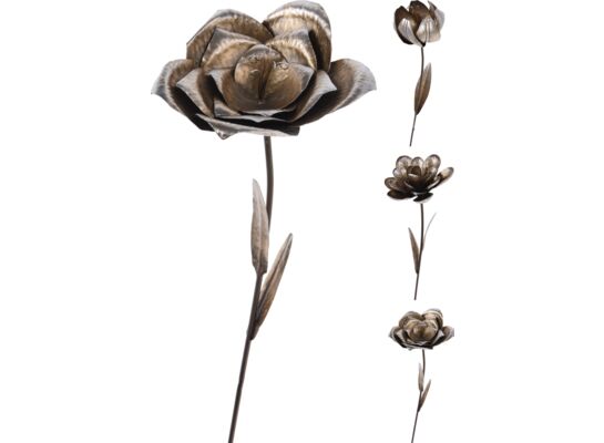 Zbieracz ogrodowy kwiatek metal 3ass 22 cm