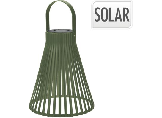 Lampion solarny zielony 25 x 20 cm