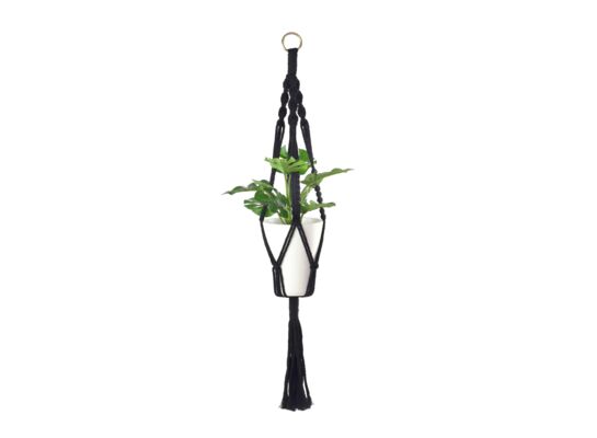 Wisząca makrama czarna 100 cm