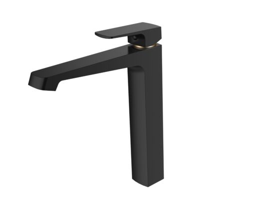 Bateria umywalkowa pionowa stojąca ARM-MUROGOLD-6A czarno-złota