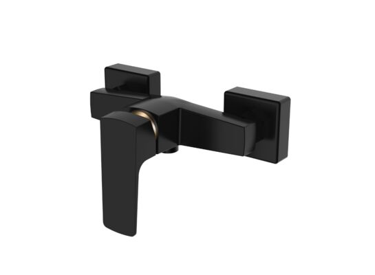 Bateria natryskowa ścienna ARM-MUROGOLD-4 czarno-złota