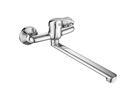 Bateria zlewozmywakowa PEDRO ścienna chrom