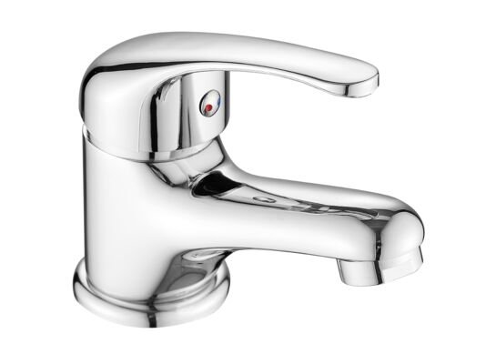 Bateria umywalkowa PEDRO stojąca z korkiem chrom