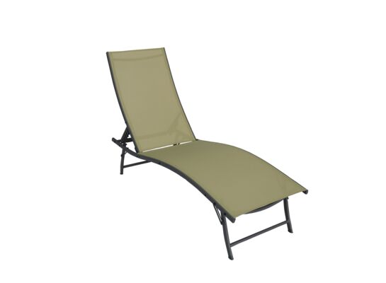 Leżanka 182 x 55 cm oliwka