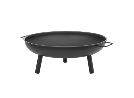 Palenisko ogrodowe stalowe 58 cm czarne Mirpol