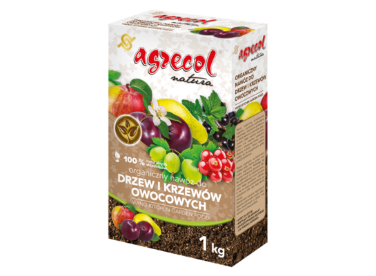 Organiczny nawóz do drzew i krzewów owocowych 1 kg Agrecol