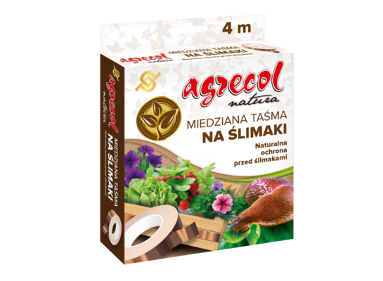 Taśma miedziana na ślimaki 1 sztuka Agrecol
