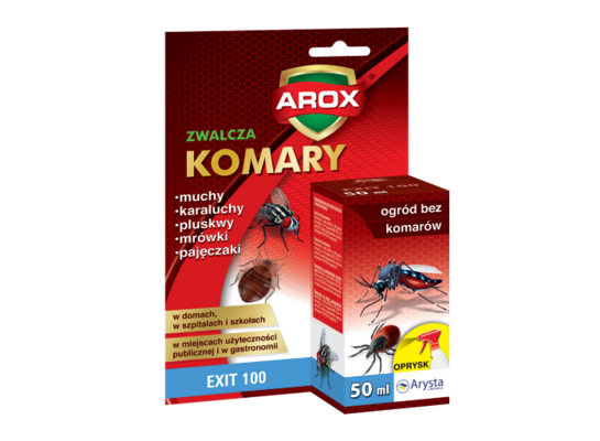 Środek przeciw komarom 50 ml EXIT 100EC Arox