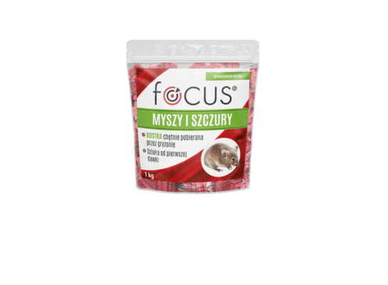 Focus kostka zwalcza myszy i szczury 1 kg