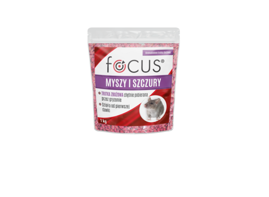 Focus trutka zbożowa zwalcza myszy i szczury 1 kg