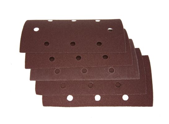 Papier ścierny na rzep z otworami 93 x 185 mm P180, zestaw: 5 sztuk Condor