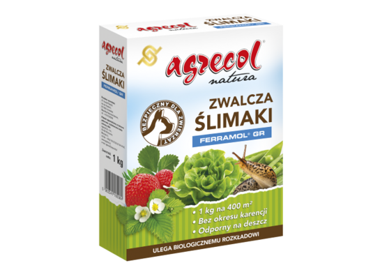 Preparat zwalczający ślimaki Ferramol GR 1 kg Agrecol