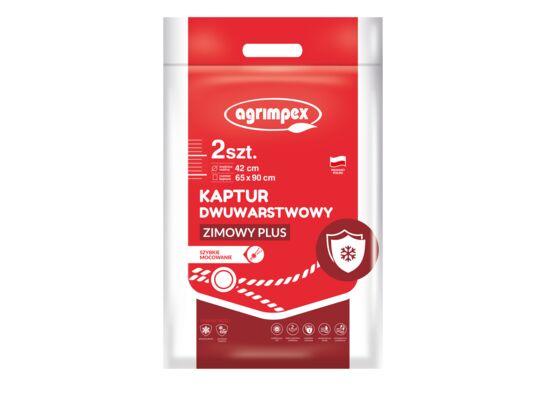 Kaptur ochronny dwuwarstwowy plus 65 x 90cm 2 sztuki