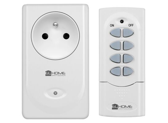 Gniazdo bezprzewodowe sterowane pilotem "EL-HOME" RCS-31C8-3600W, biały