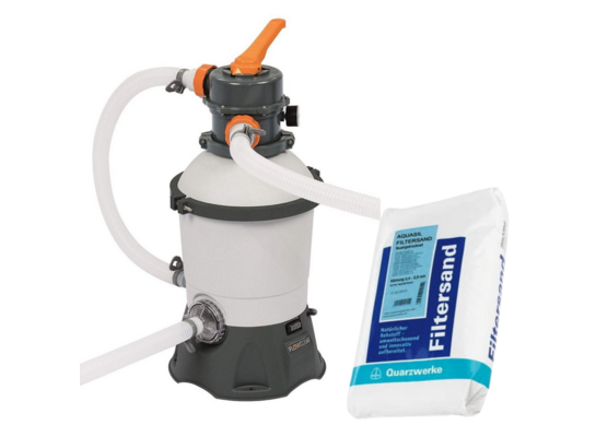 Pompa filtrująca piaskowa 3028 l/h z piaskiem Bestway