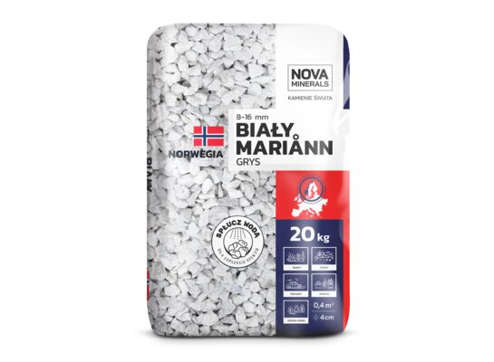 Grys biały MARIANN 8-16 mm 20 kg